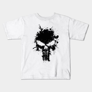 skull , skulls , dead , death , bones , skeleton , engraving , woodcut ,macabre , floral , graveyard,horror Kids T-Shirt